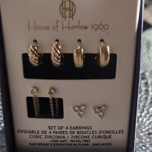 House of Harlow 1960 Gold  Earring Collection